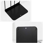 Minimalist Style Bookends Metal Adjustable Books Holder Stand Book Rack Desk Bookend - Z line, White - color: Z Line, White