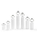 Oirlv Acrylic Jewelry Display Stand Ring Showcase Display Holder 7 PCS Rings Stand (White Frosted) - color: Transparent Frosted