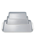 Caraway Non-Stick Ceramic Baking Sheet Trio - Naturally Slick Ceramic Coating - Non-Toxic, PTFE & PFOA Free - 18 x 13" Large, 15 x 10" Medium, & 9" x 13" Small - Gray - color: Gray, size: Baking Sheet Trio