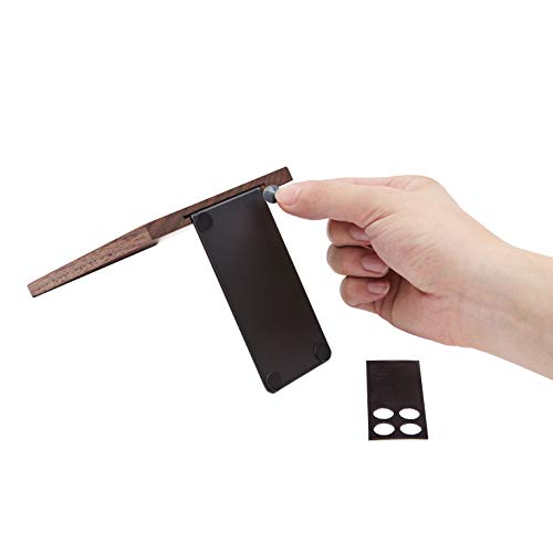 Pandapark Wood Bookends,Non-Skid Bookend for Shelves,Heavy Duty Bookends,Book Stand for Books/CDs,1 Pair - color: Beech-a