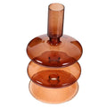 Garneck Elegant Glass Candle Holder for Pillar Candles Romantic Nordic Style Centerpiece for Dining Table Wedding Party Home Decor for Bedrooms Bars