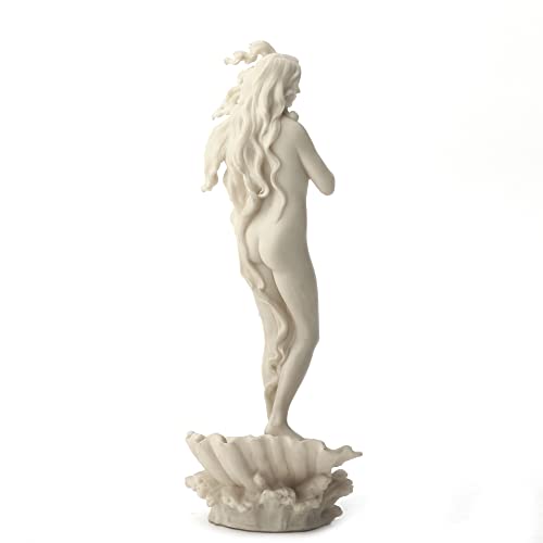 Veronese Design 11 3/8 Inch The Birth of Venus Statue Resin Marble Finish