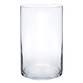 Royal Imports Flower Glass Vase Decorative Centerpiece for Home or Wedding - Cylinder Shape, 6" Tall, 3.5" Opening, Clear - size: 3" wide x 6" tall