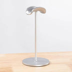 BoxWave Universal Minimus Aluminum Headphone Stand, Sturdy Simple Light Weight Stand - Metallic Silver