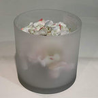 WGV Cylinder Vase, Diameter 5", Height 5", Frosted Glass Floral Planter Container, Floating Candle Holder for Wedding Party Event Home Office Decor, 1 Piece - size: 5"x5"H FR