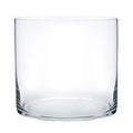 Royal Imports Flower Glass Vase Decorative Centerpiece for Home or Wedding - Cylinder Shape, 5"x5", Clear - size: 5" wide x 5" tall