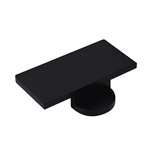 Bookshelf Organizer Tool - Spirit Level for Aligning Books, Plastic Bookend, Shelf Guide for Home Office Library, Stopper, Desktop Organizer (Black) - color: Black