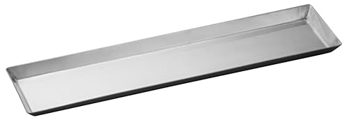 Winco Serving Tray, 14-1/8"L x 3-1/2"W, Stainless Steel