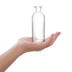 Nexboraque 12 Pack Glass Bud Vases, Clear Small Vases in Bulk Decorative Glass Flower Bottles for Table Centerpiece, Home Decor, Office, Wedding Reception