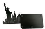 One Pair Fashion Modern Landmark Theme Style Thickening Iron Library School Metal Bookends Book End Perfect Mother's Day Gift (New York Statue) - color: Statue of Liberty