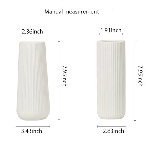 Ceramic Vase Perfect for Pampas Grass Home Décor Living Room Dining Table Farmhouse Office Bedroom Table Kitchen Shelf Elegant Ceramic Flower Vase Ideal for Modern and Rustic Spaces