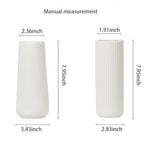 Ceramic Vase Perfect for Pampas Grass Home Décor Living Room Dining Table Farmhouse Office Bedroom Table Kitchen Shelf Elegant Ceramic Flower Vase Ideal for Modern and Rustic Spaces