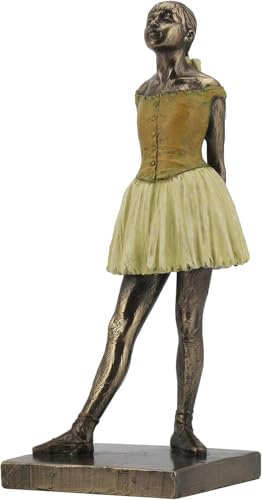 Degas Little Dancer Ballerina Statue (7.25" Tall) Multicolor