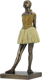 Degas Little Dancer Ballerina Statue (7.25" Tall) Multicolor