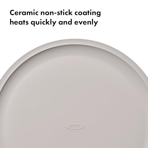 OXO Good Grips Non-Stick Pro Ceramic Coated Metal Bakeware 15” Pizza Pan – Biscuit - color: Biscuit, size: 15” Pizza Pan