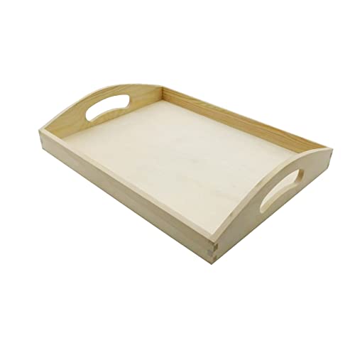Make Market 13" Wooden Tray, 6 Pack