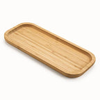 Bamboo Vanity Tray, Bathroom Counter Tray, Toilet Tank Tray, Bathroom Tray for Organizing and Home Decor, 11.8 x 5.1 x 0.8 inch - size: 11.8" x 5.1" x 0.8"