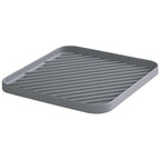 Silicone Organizer Tray for Kitchen Sink and Bathroom, Dishwasher Tray, Versatile Bathroom and Drawer Organizer Trays, Non-Slip Countertop （Gray） - color: Gray