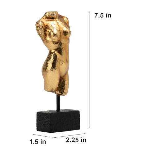 Guichifun Sculptures Home Decor Bust Female Statue - Figure Resin Decoration Modern Decorative Figures Home Art Sculpture Christmas Birthday Gifts for Men&Women 2.25 X 1.5 X 7.5 Inch - color: Female