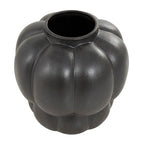 Deco 79 Ceramic Decorative Vase Wide Bubble Inspired Centerpiece Vase with Distressed Speckled Texturing, Flower Vase for Home Decoration 12" x 12" x 13", Black - size: 12" x 12" x 13"