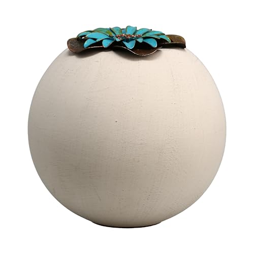 Pavilion Gift Company - A Little Bit of Heaven in Our Home - 4" Round Tealight Terracotta Candle Holder with Metal Lid in Memory Loss of Loved One Remembrance Bereavement Grief Funeral Gift