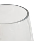 Deco 79 Glass Decorative Vase Cone Shaped Centerpiece Vase, Flower Vase for Home Decoration 9" x 9" x 12", Clear - size: 9" x 9" x 12"