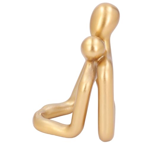 Resins Abstract Couple Statue, Luxury Handcrafted Sculpture, Phone Holder Statue with Abstract Design, Ideal for Home Decor, Wedding & Anniversary Present