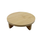Oedema 7.6" Solid Wood Small Plant Stand Round Plant Riser Short Plant Stand Indoor for Small Plants, Flower Pot, Vase, Home Decor - size: 7.6inch/193mm