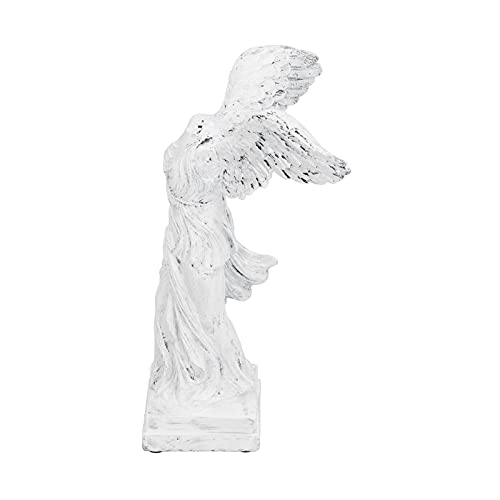 GLOGLOW Desktop Decorative Items Unique Design, Durable Material with AntiSlip Pad for Living Room, Office, Study Room Decor Sculpture Figurine, Nan (BS1055 medium white) - size: BS1055 medium white