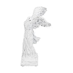 GLOGLOW Desktop Decorative Items Unique Design, Durable Material with AntiSlip Pad for Living Room, Office, Study Room Decor Sculpture Figurine, Nan (BS1055 medium white) - size: BS1055 medium white