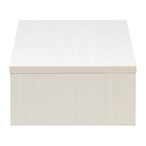 IRIS USA, Inc. Computer, Laptop, TV, Desk Top Riser, Ergonomic PC Monitor Stand, 1-Tier, White