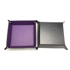 siduater Valet Tray Desktop Storage Organizer – Vegan Leather Catchall Tray Bedside Vanity Tray Nightstand Caddy Holder for Remote Controller, Watch, Keys, Phone, Wallet, Coin, Jewelry, Purple - color: Purple