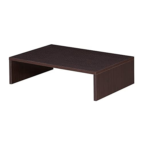 Convenience Concepts Designs2Go Small TV Riser 23.75", for TVs up to 26" - Contemporary TV or Computer Riser for Living Room, Modern Office, Den, Espresso - color: Espresso, size: Small
