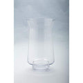 12” Hurricane Handblown Glass Pillar Candle Holder