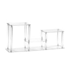 Clear Action Figures Display Risers Stand Shelf, Acrylic Perfumes Stands 3 Tier Display for Collectibles Pop Figurine,Cupcake Stand Perfume Organizer - color: 3 Tier/Model 1