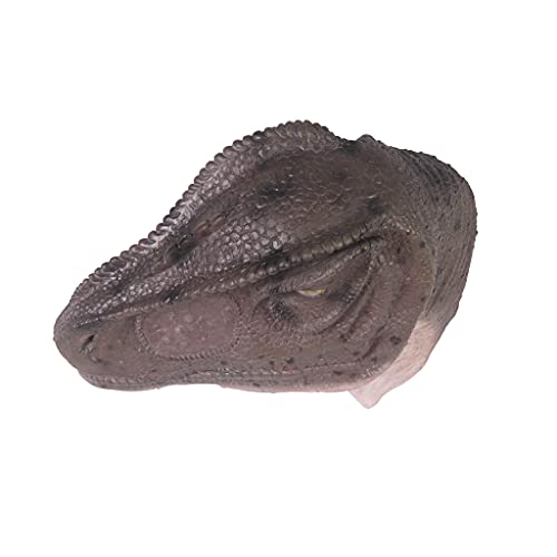 Design Toscano Giant Allosaurus Dinosaur Wall Trophy Sculpture, Mouth Closed - style: Allosaurus Dinosaur: Mouth Closed
