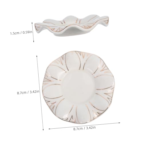 Zerodeko Ceramic Candle Holder Minimalist Design for Living Decorative Candle Stick Holder for Table