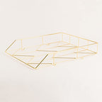 U Brands Desktop Letter Tray, Wire Metal, Gold