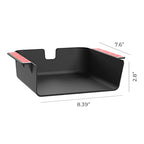 HumanCentric Under Desk Storage Shelf, Drawer Organizer for Office, Workstations, Tables, Sit Stand Desks, Gaming Setups, Mountable Storage Tray, Cable Management, Screw or Stick On with VHB Tape