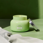 Capri Blue Volcano Scented Candles - Luxury Candles for Home Scented with Tropical Fruit & Sugared Citrus - Long Lasting Soy Wax Blend - Signature Glass Jar (Iced Matcha Green, 19 oz) - color: Iced Matcha Green, size: 19 oz