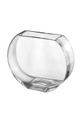 Glass - Vase - Round - Classic Clear - 9.25" Long - Heavy Durable - Made in Europe - by Barski