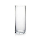 WGVI Quality Thick Clear Cylinder Glass Vases, 3" W x 8" H, Bud Vase Skinny Narrow Floral Bouquet Flower Container for Wedding Centerpieces Tabletop Home Accent Décor Brush Pen Holder, 1 Piece - size: 3"x8"H