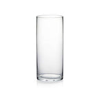 WGV Quality Thick Cylinder Vase, Diameter 5", Height 12", Clear Glass Floral Planter Container, Tall Centerpiece Arrangement for Wedding Home Decor, 1 Piece - size: 5"x12"H CL