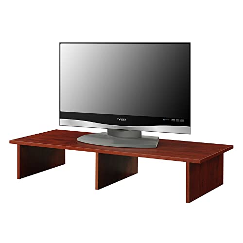Convenience Concepts Designs2Go TV/Monitor Riser for TVs up to 46 Inches, Cherry - color: Cherry, size: Large