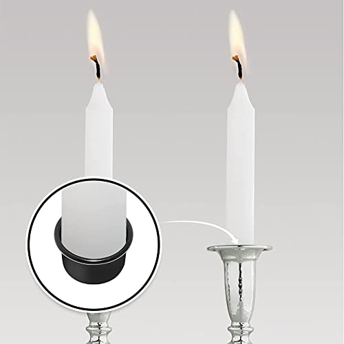 20 Pcs Aluminium Candle Cups Holders Metal Candlestick Holder Cup Candle Drip Protectors Catchers Tea Light Tins Cups for Lamp or Candle Making