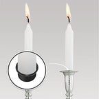 20 Pcs Aluminium Candle Cups Holders Metal Candlestick Holder Cup Candle Drip Protectors Catchers Tea Light Tins Cups for Lamp or Candle Making