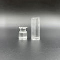 2Pcs Clear Mini Vase, Miniature Vases, Cat Whisker Vase, Miniature Stuff for Tiny Houses Decoration DIY Micro Landscape Items