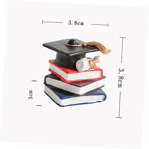 Modern Simple Resin Desktop Ornament Square Decorative Craft for Home Office Book Themed Adornment Unique Desktop Decor Stylish Resin Decoration for Any Space