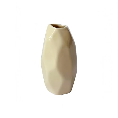 Simple Vase for Flowers Plants, Small Cute Flower Vase for Modern Table Shelf Home Decor Wedding Boho Decor, Farmhouse (1pc-BGZ-Brown) - color: 1pc-bgz-brown