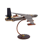 B-52 Bomber Collectible Handmade Metal Art Figurine, Desk Accessories, Trophy, Boss Gift, Home Office Décor, Airplane - style: B-52 Bomber